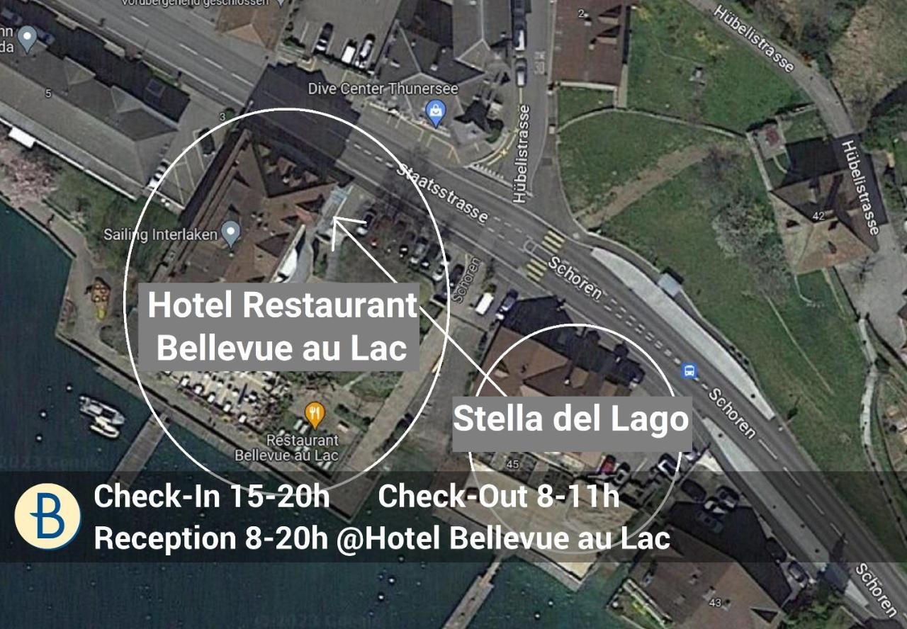 Dependance Stella Del Lago By Hotel Restaurant Bellevue Au Lac Thoune Extérieur photo